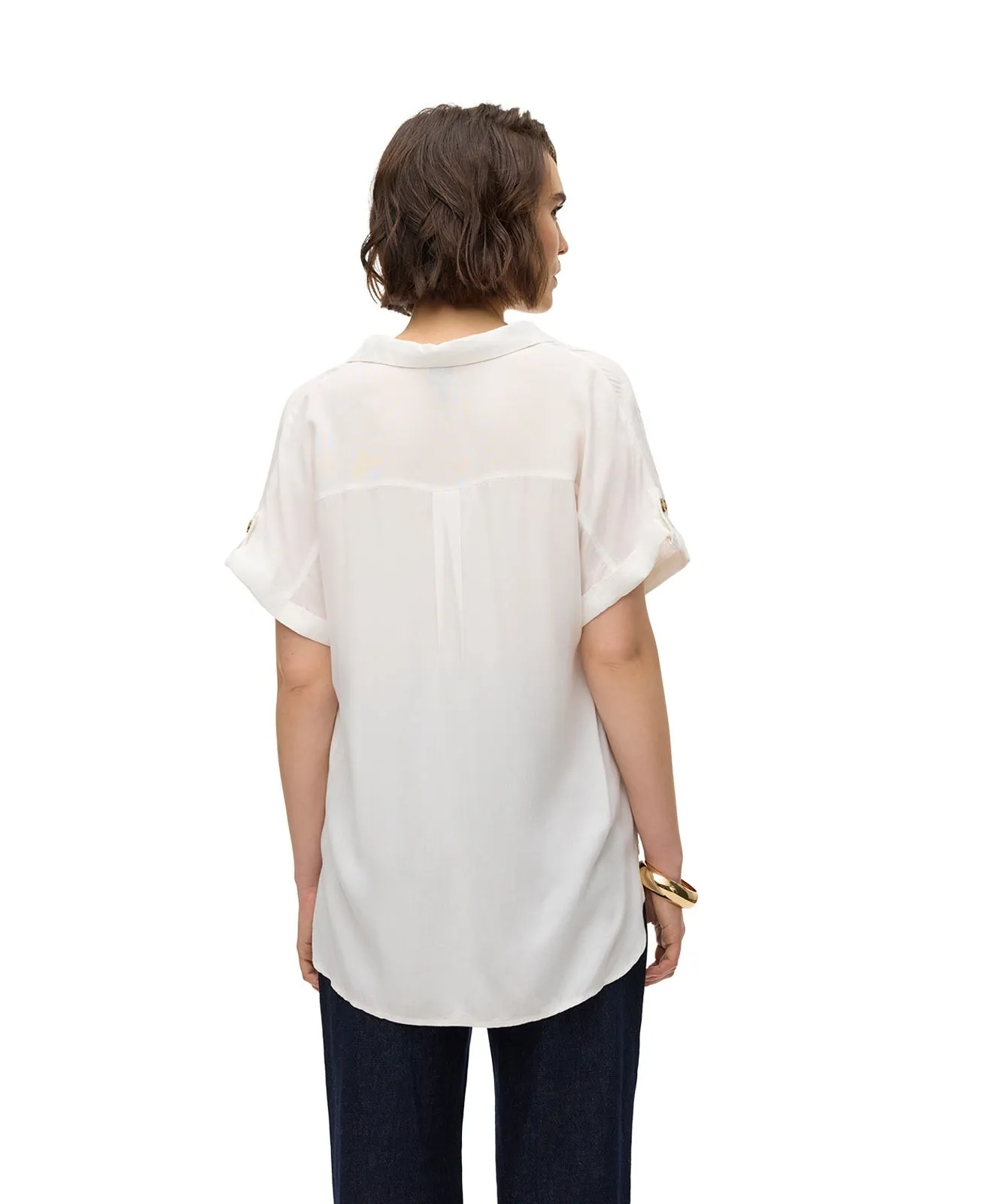 Damen Bluse Bumby von Vero Moda in Snow White