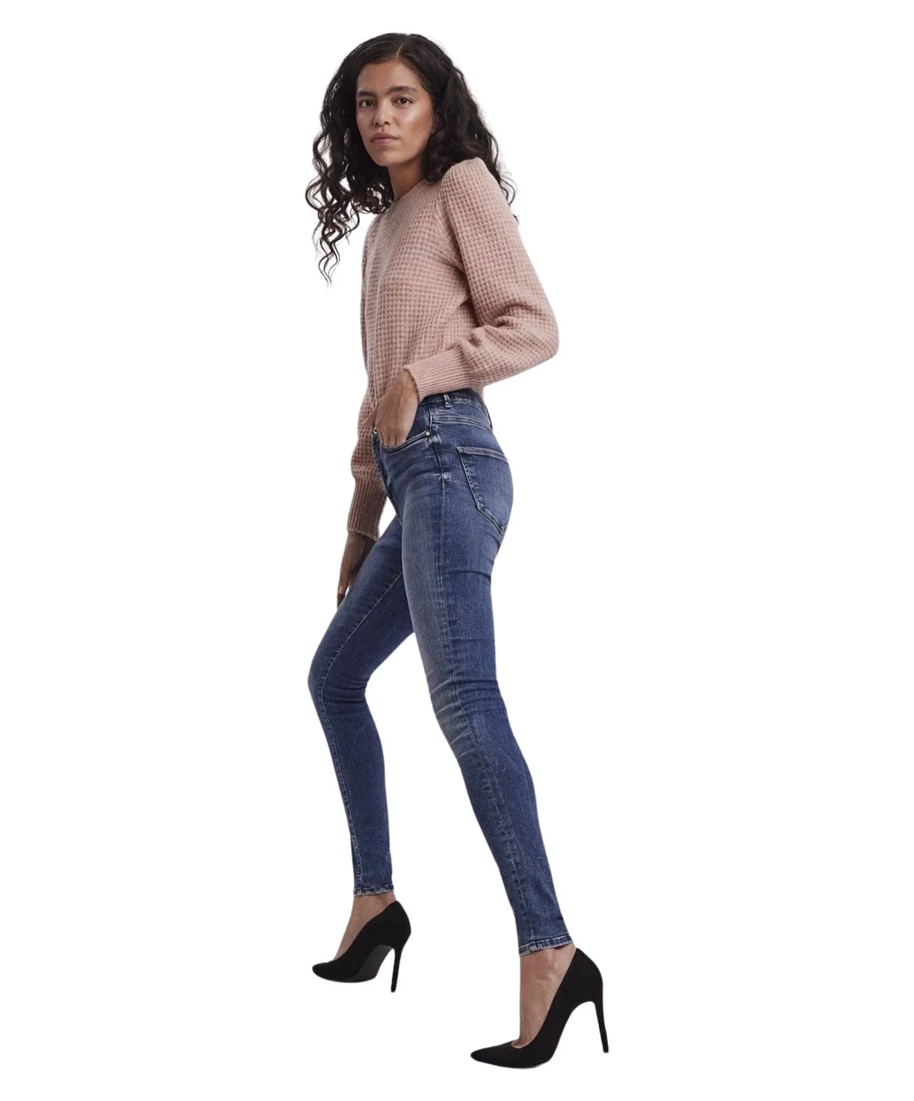 Damen Jeans Sophia von Vero Moda in Medium Blue Denim