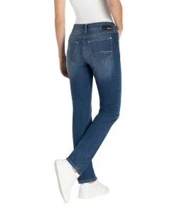 Mac Jeans Slim Fit Angela in trendiger Simple Waschung