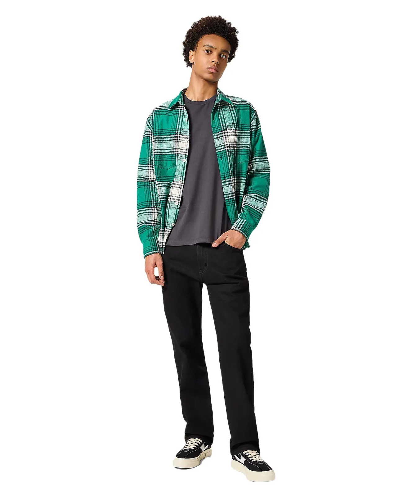 Herren Jeans Frontier  von Wrangler in Jet Wash