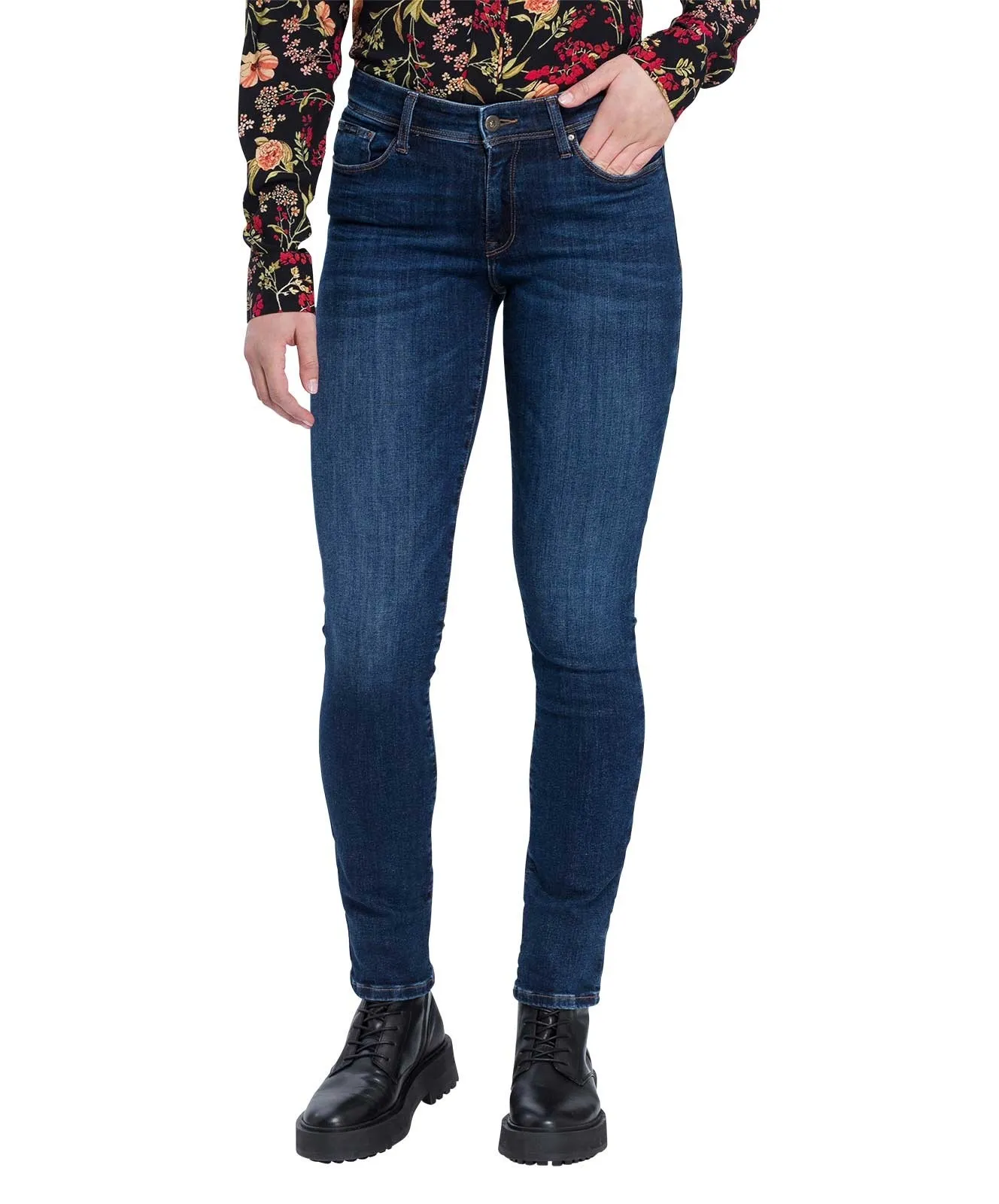 Damen Jeans Anya von Cross in Ocean Blue