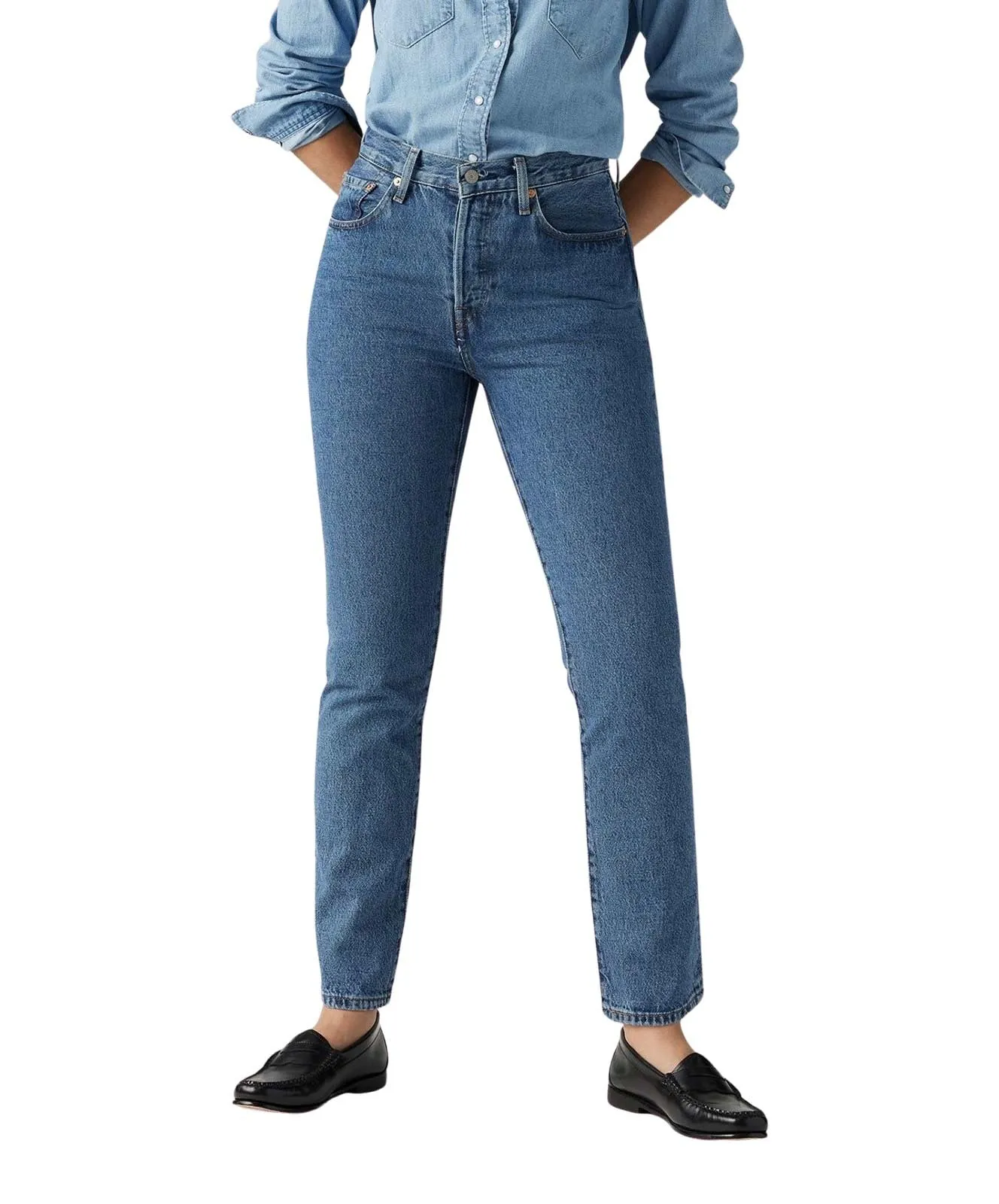 Damen Jeans 501 Damen von Levis in Shout Out Stone