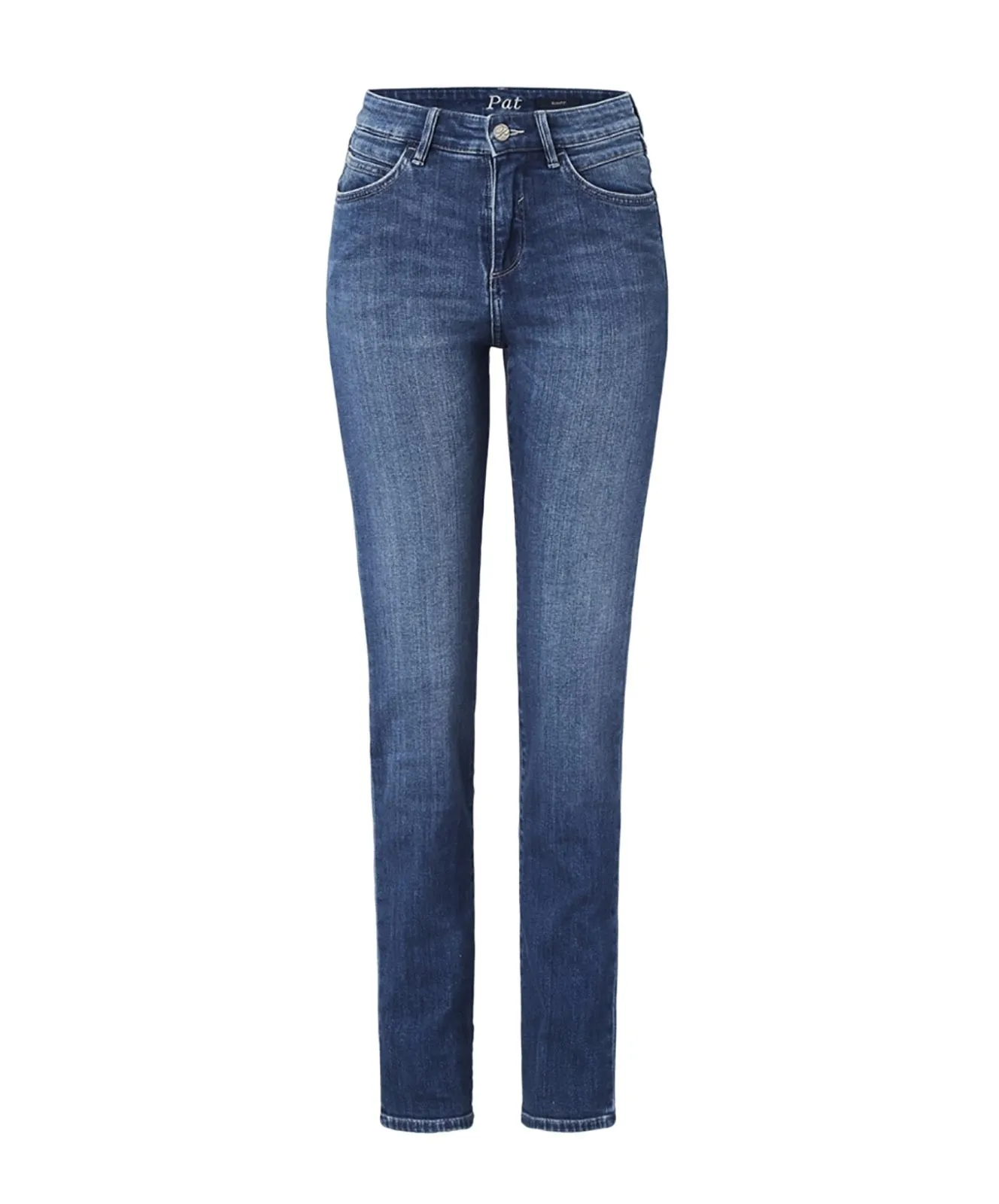 Damen Jeans Pat von Paddocks in Mid Blue Used Moustache