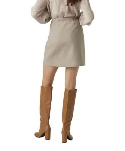 Damen Rock Fortuneallison von Vero Moda in Silver Mink MELANGE