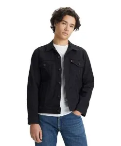 Levis Trucker Jacke Regular Fit in Schwarz