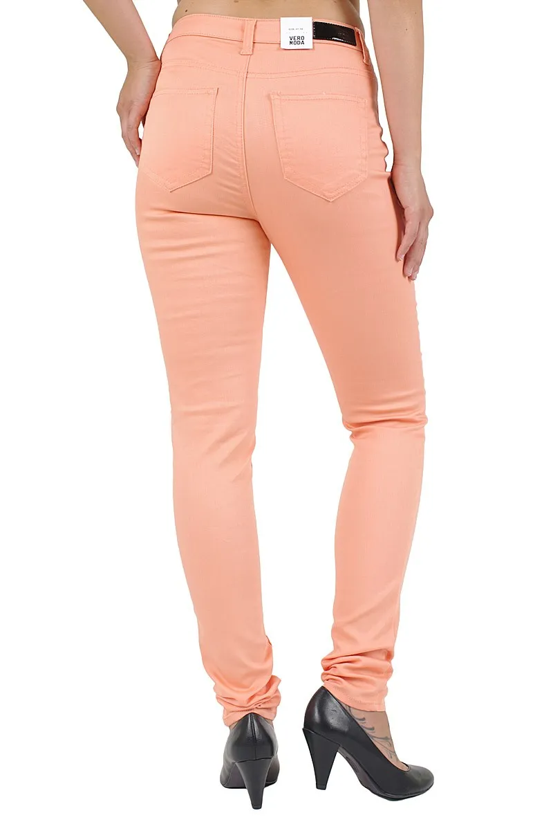 Vero Moda Wonder Jegging Papaya Punch JEANSMEILE.de