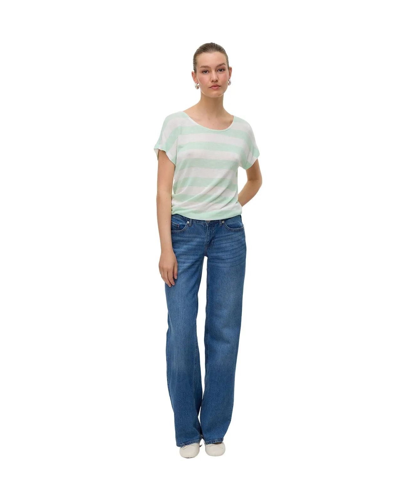 Damen Shirt Wide von Vero Moda in Birds Egg Green