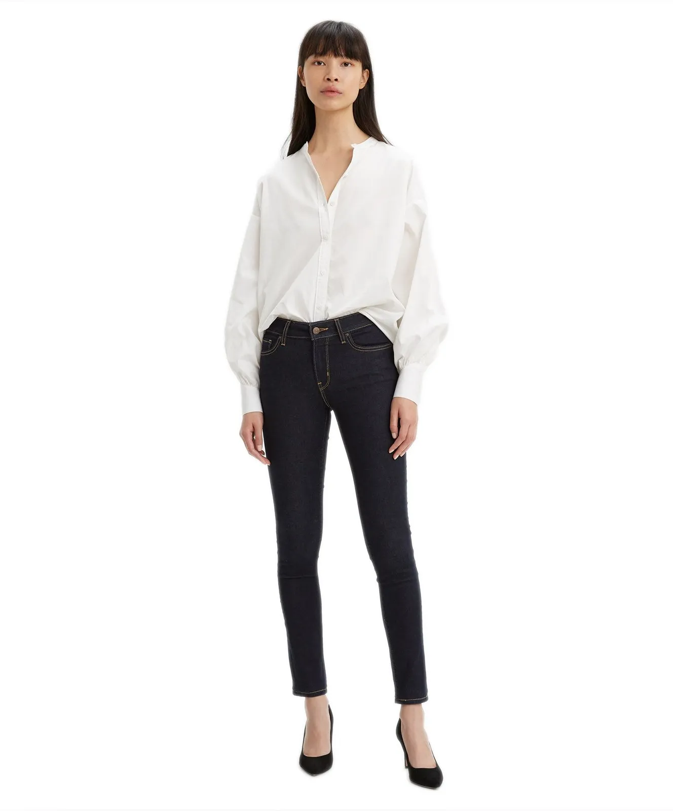 Damen Jeans 711 Skinny von Levis in To The Nine
