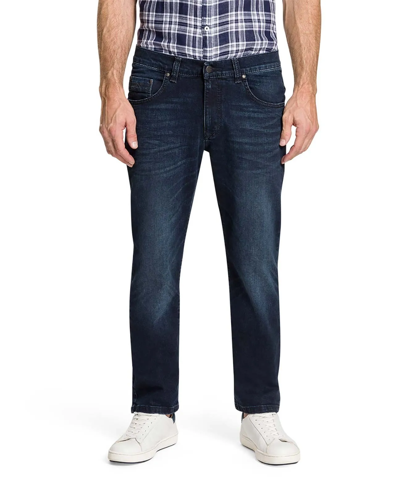 Herren Jeans Rando 1674 von Pioneer in Dark Used With Buffies