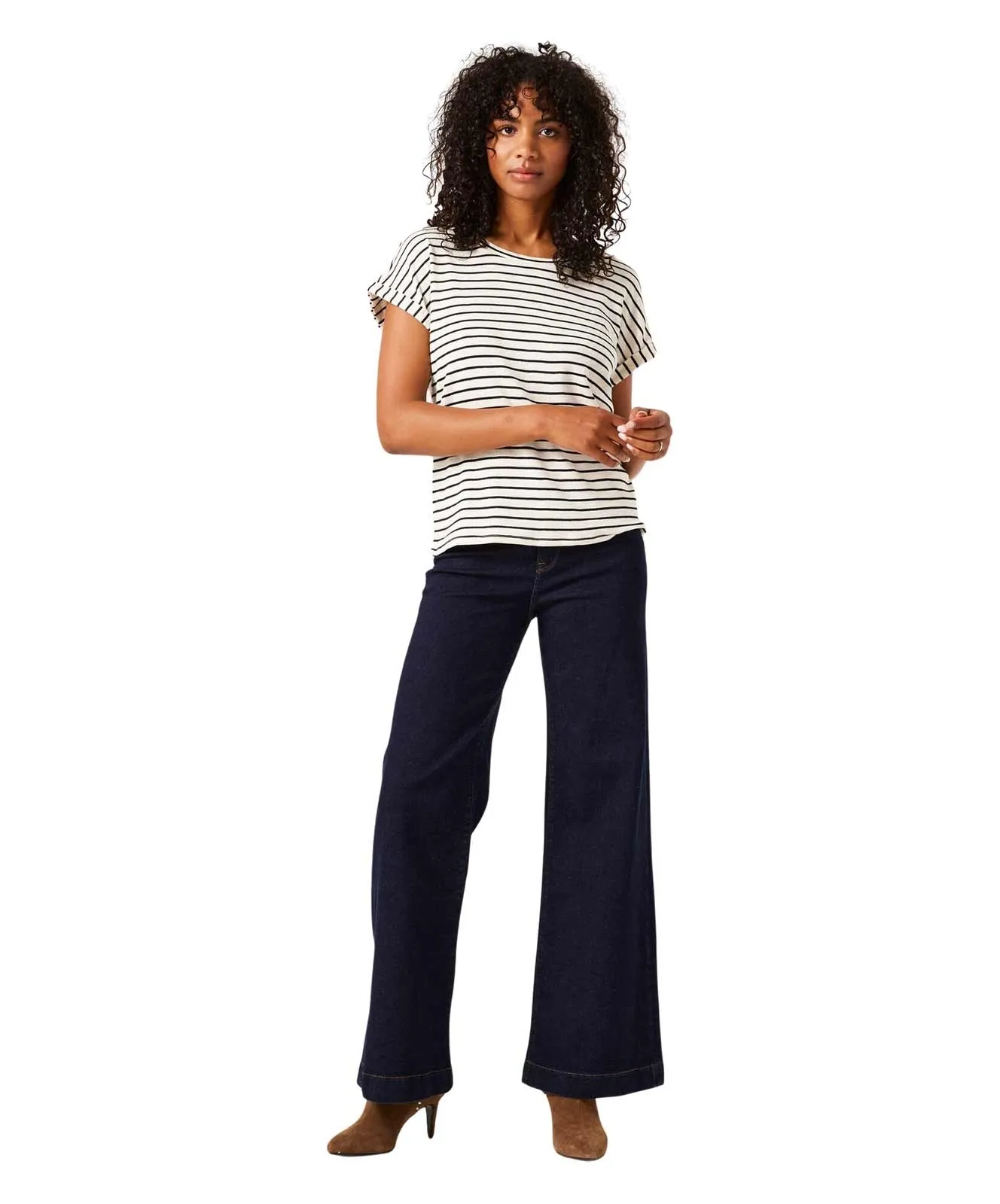 Damen Jeans Celia Wide von Garcia in Rinsed