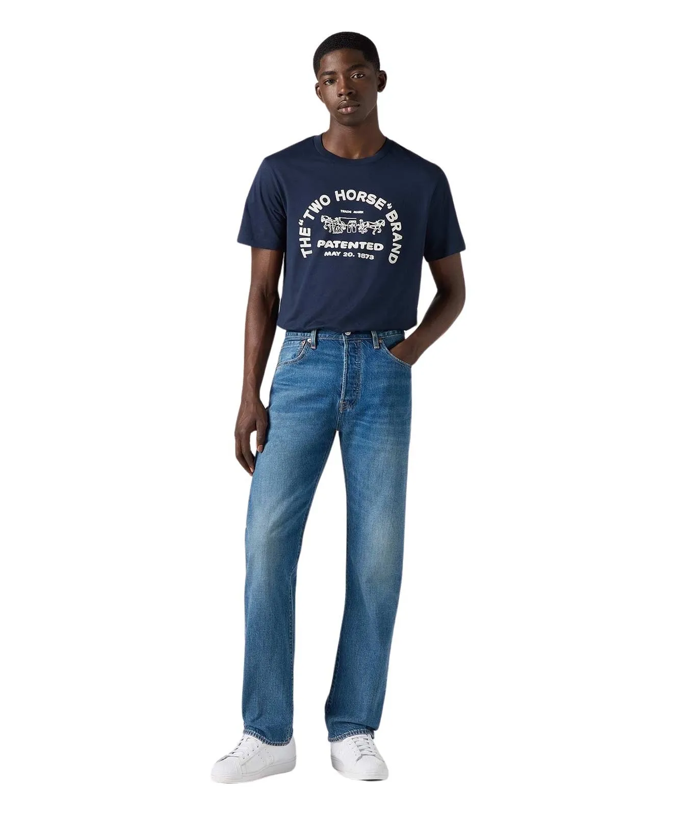 Herren Jeans 501 von Levis in Cascade