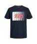 Herren Shirt Corp Logo Tee von Jack & Jones in Navy Blazer