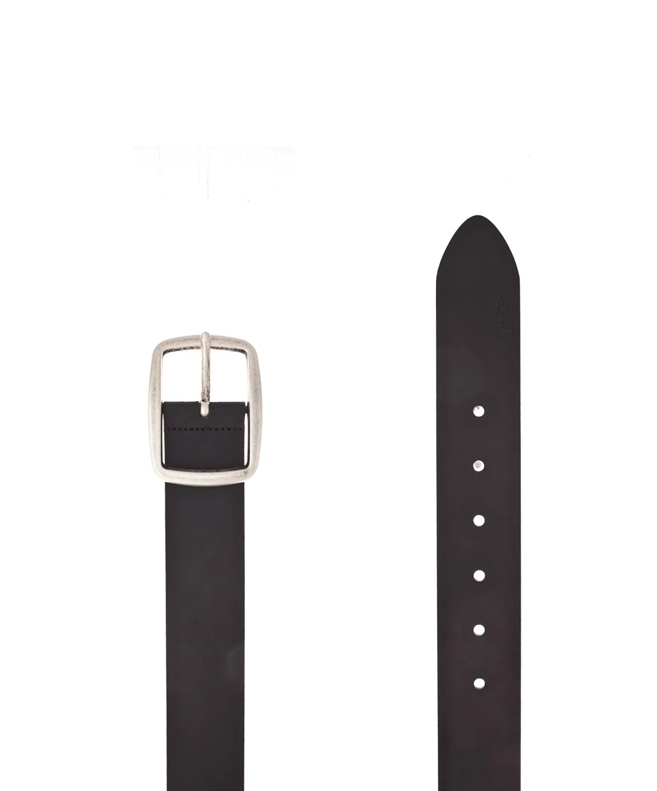 Damen Gürtel 4cm Ledergürtel mit Schließe von Mustang in Black