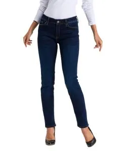 Cross Jeans Anya - Slim fit Jeans in Dark Blue Färbung