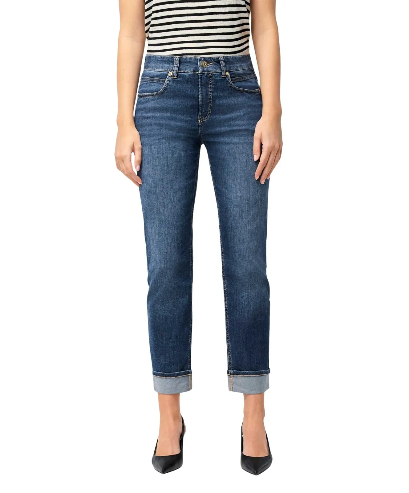 Damen Jeans Sue Relax von MAC in Mid Blue Commercial Used
