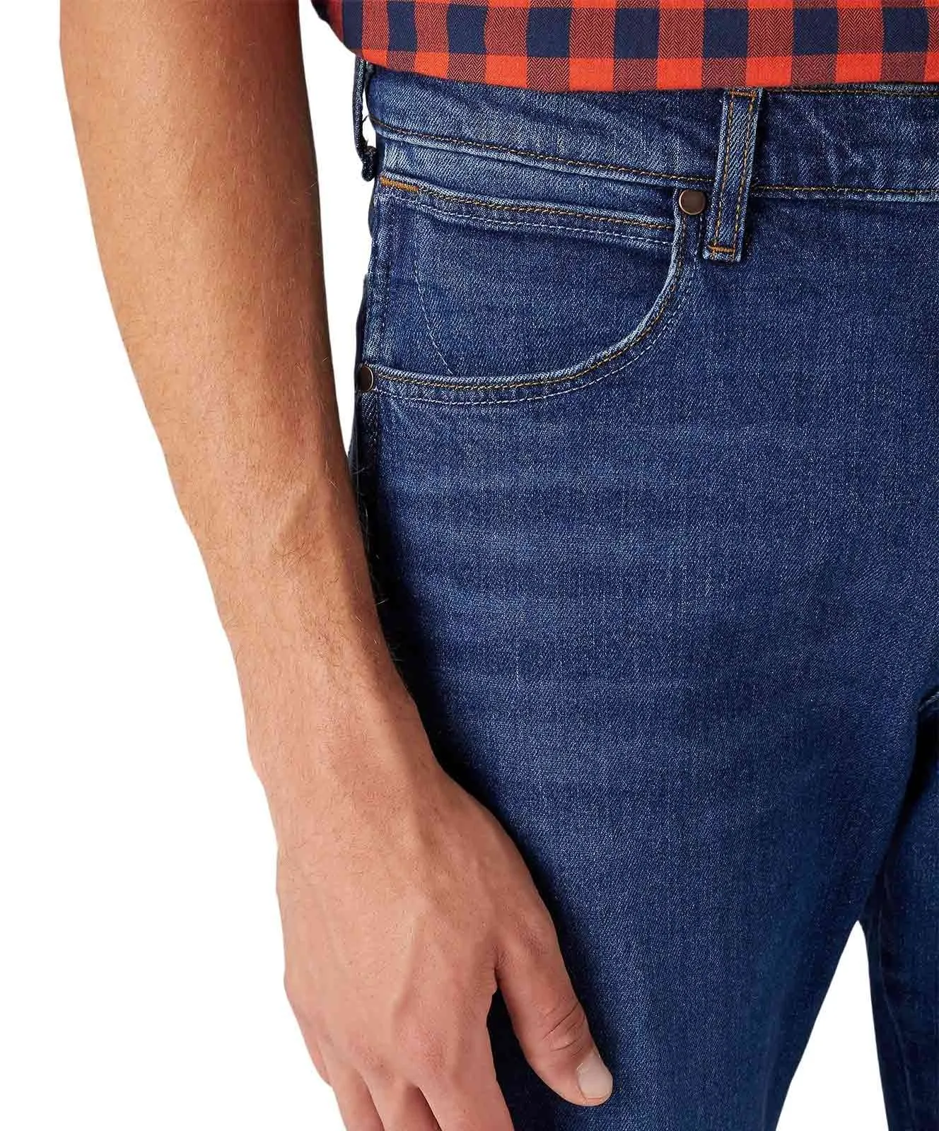 Herren Jeans Frontier  von Wrangler in Dancing Water