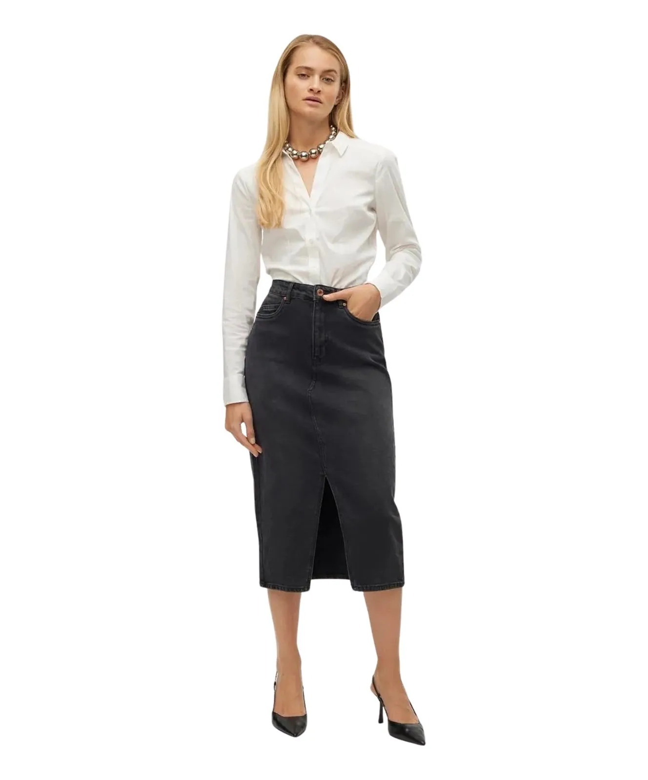 Damen Bluse Lady G-String von Vero Moda in Snow White