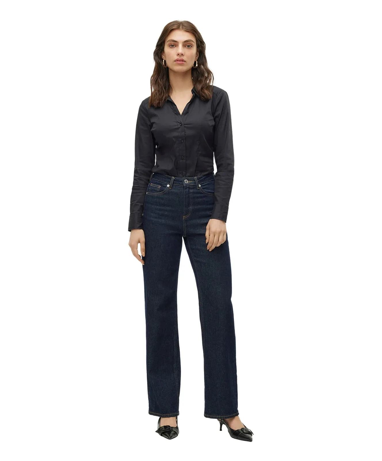 Damen Bluse Lady G-String Shirt von Vero Moda in Black