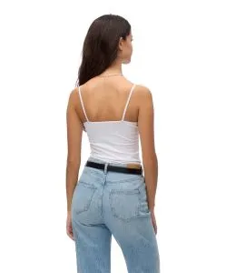 Vero Moda Spitzentop Lace in Weiß