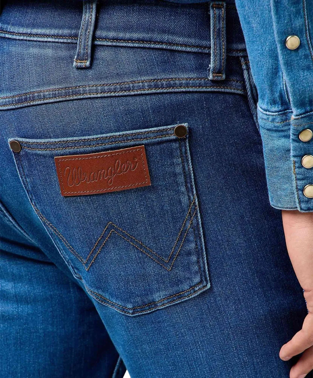 Herren Jeans Greensboro von Wrangler in Dandelion Summer