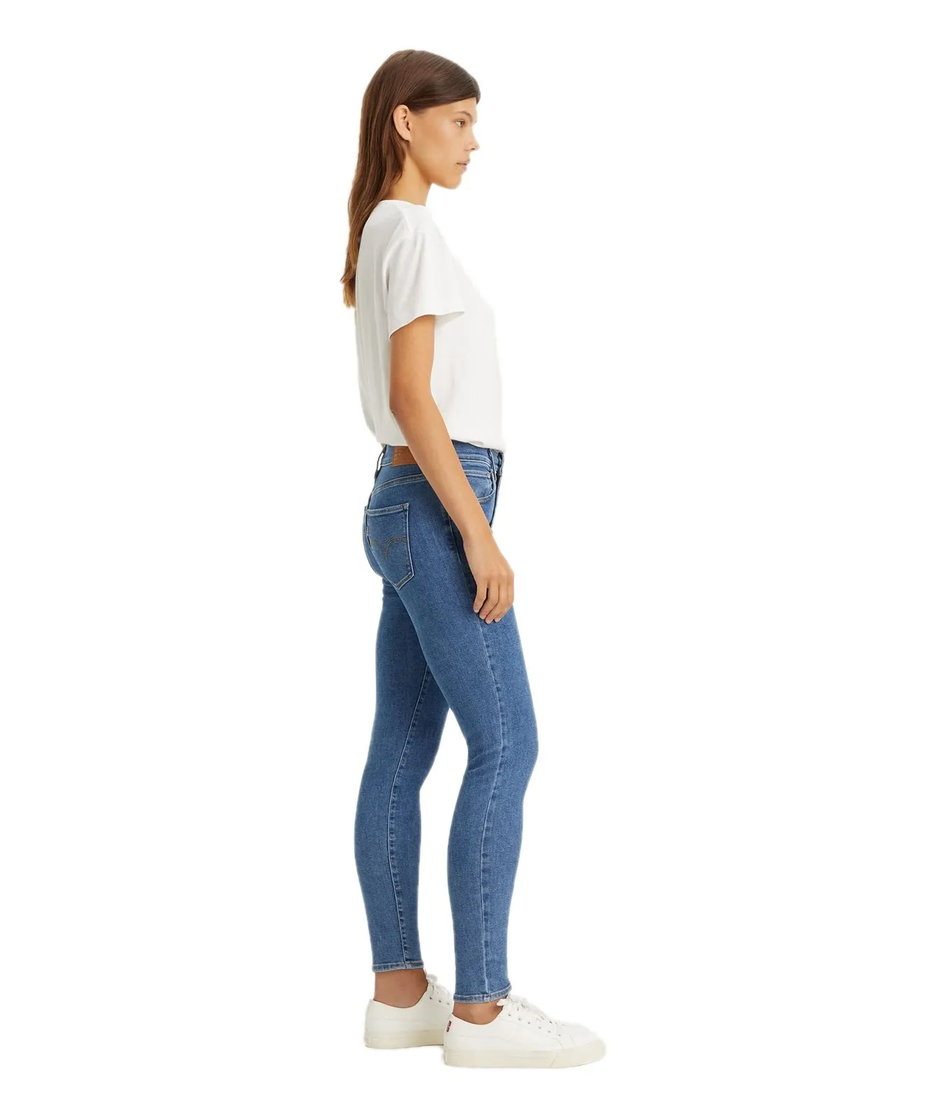 Damen Jeans 720 High Rise Super Skinny von Levis in This Is Love Stone
