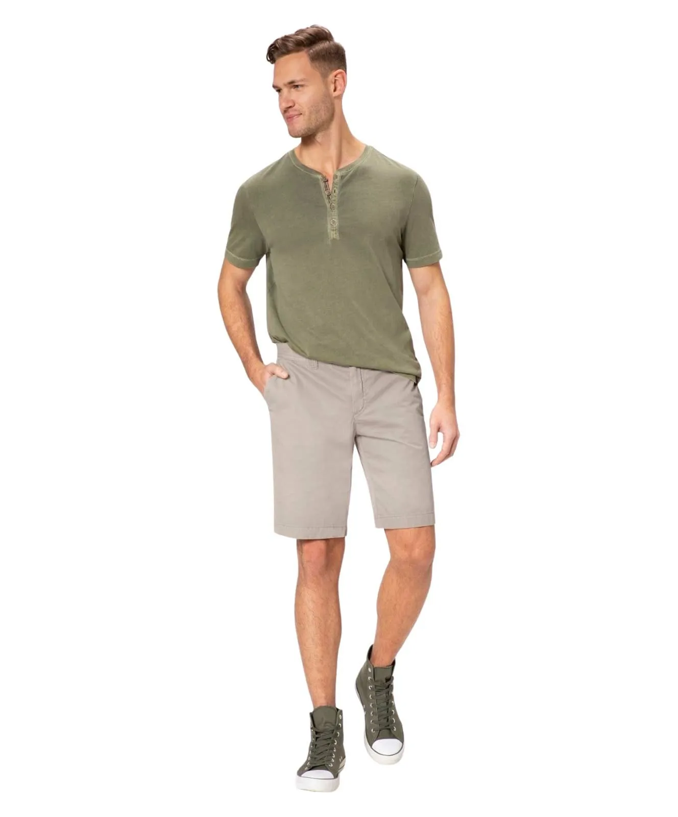 Herren Jeans Rick Chino Bermuda von Paddocks in Sand