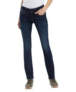 Cross Jeans Regular Fit Loie mit Doppelknopf in Dark Blue