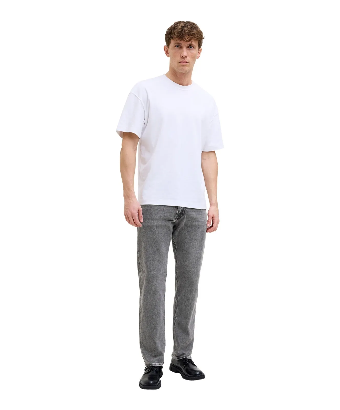 Herren Jeans Chris von Jack & Jones in Grey Denim