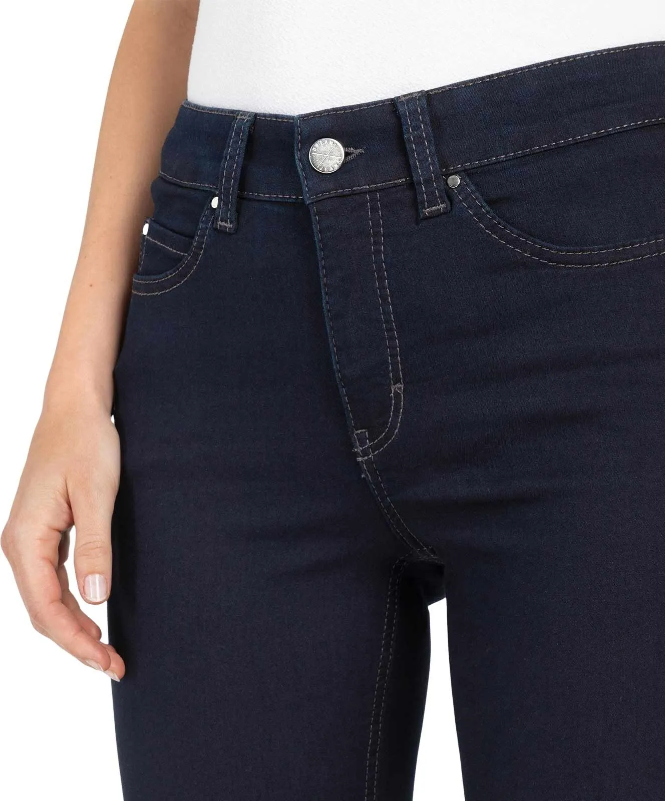 Damen Jeans Dream Skinny von MAC in Dark Rinsewash