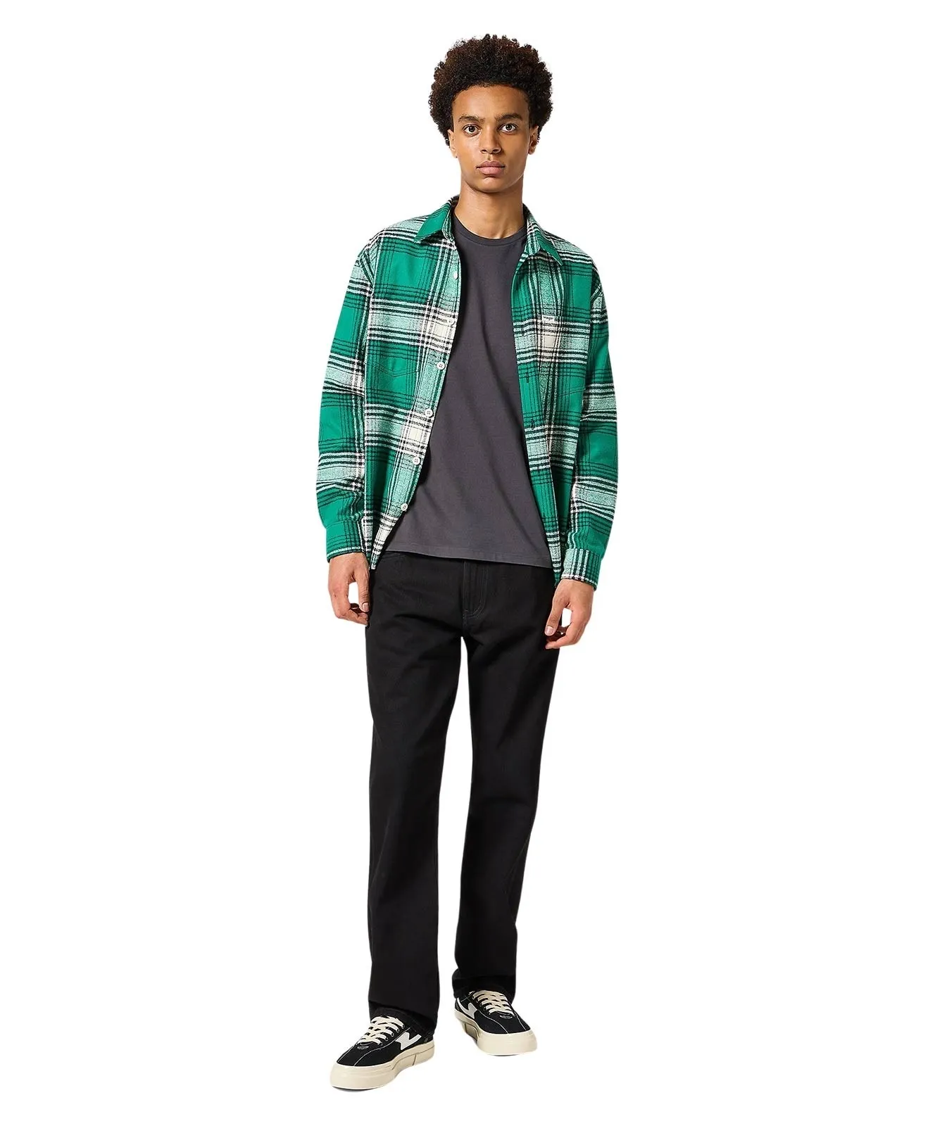 Herren Shirt Sign Off Tee von Wrangler in Black