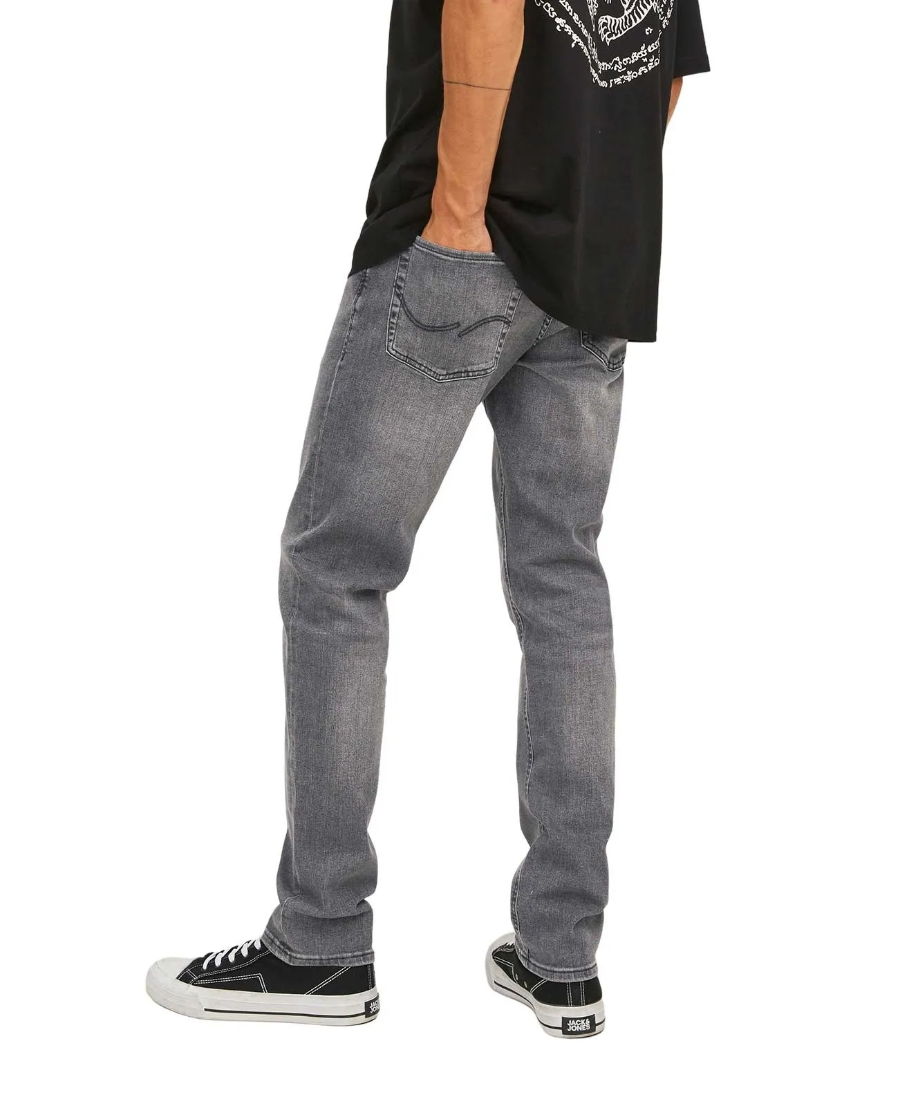 Herren Jeans Glenn Original von Jack & Jones in Black Denim