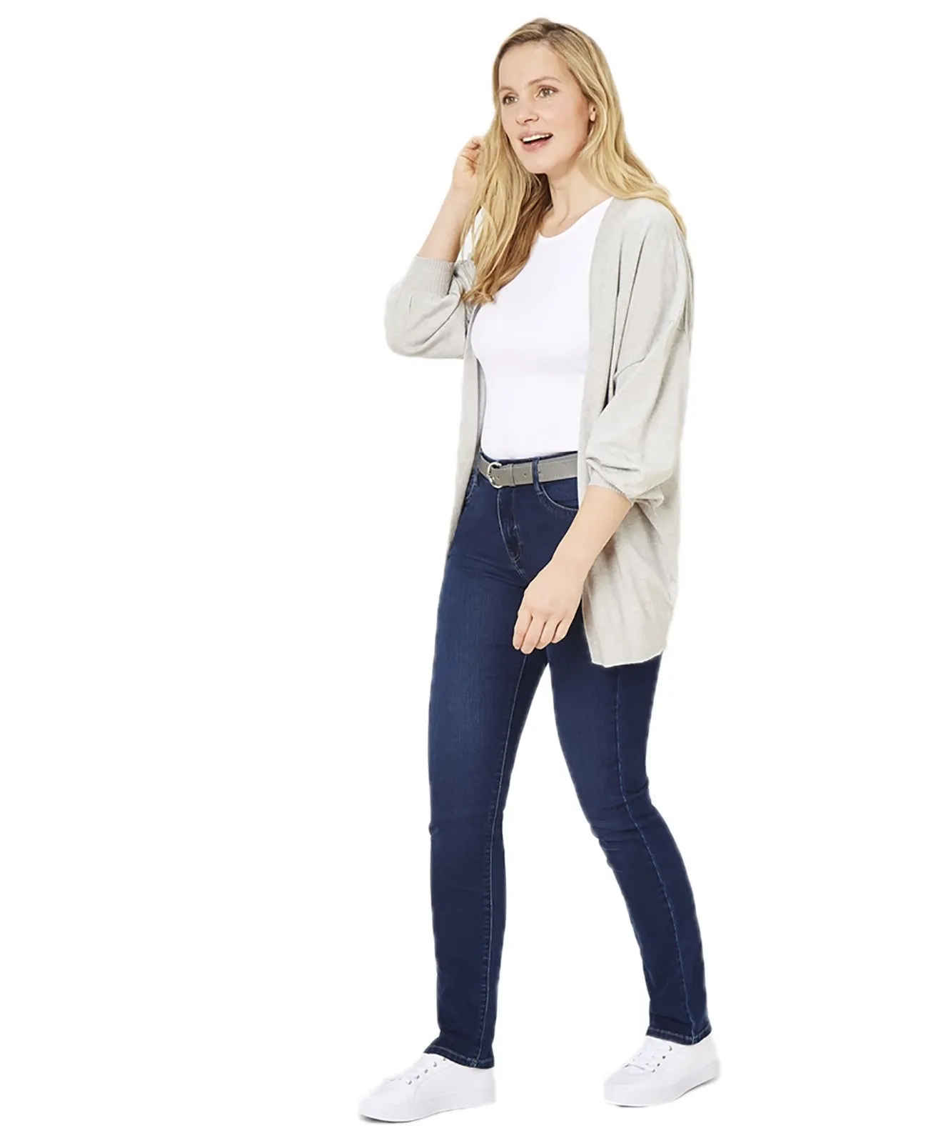 Damen Jeans Pat von Paddocks in Dark Stone Soft Used