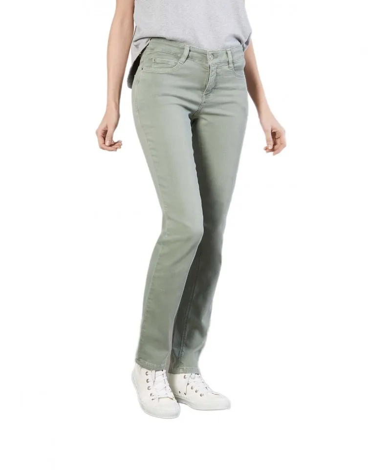 MAC Dream Jeans mit gerader Silhouette in Dried Rosemary