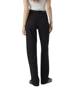 Vero Moda Tessa Jeans mit hoher Taille in Schwarz
