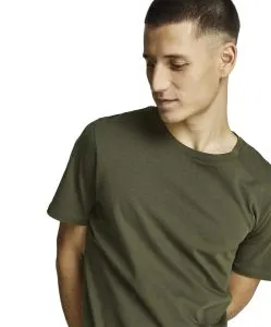 Jack & Jones T-Shirt aus Bio-Baumwolle in Olive