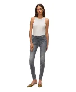 Vero Moda Jeans Slim Fit Lux in mittelgrauer Waschung