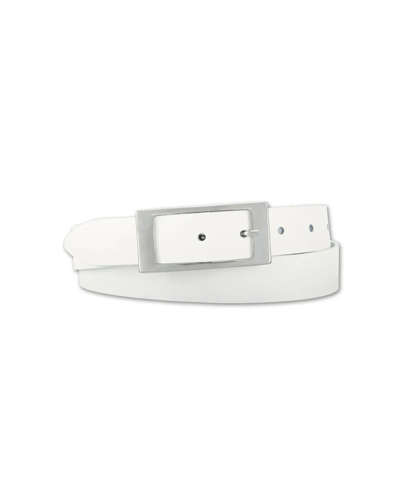 Damen Gürtel 3cm Softledergürtel von Bernd Götz in Weiß