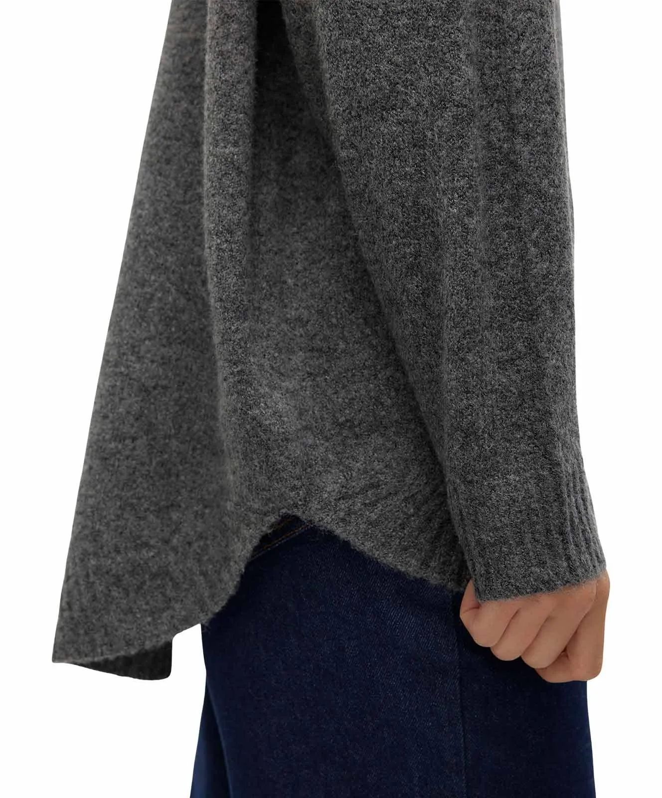 Damen Pullover Plaza von Vero Moda in Medium Grey Melange