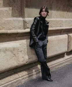 Mac Chiara Hose Straight Fit in trendigem Muster