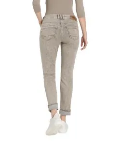 MAC Rich Slim Jeans in Beigefarbener Waschung