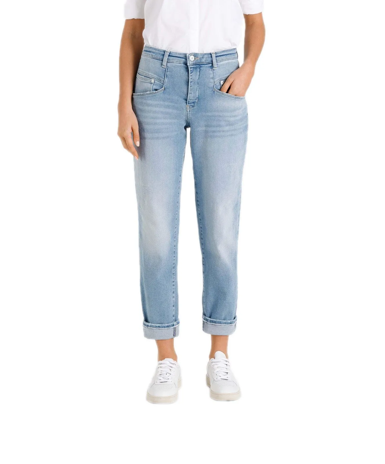 MAC Jeans Relaxed fit Rich Carrot in hellem Bright Used