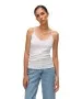 Damen Shirt Maxi My Soft V Singlet von Vero Moda in Bright White
