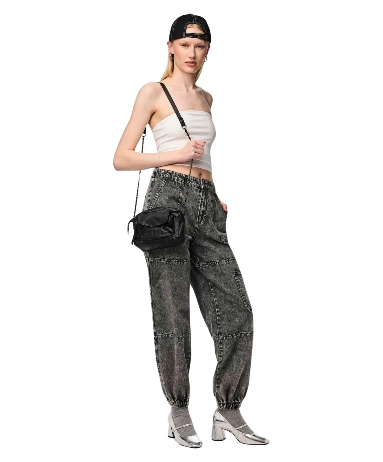 Damen Tasche Nania von Pieces in Black