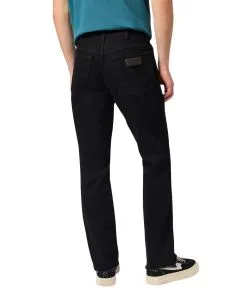 Wrangler Texas Stretch Jeans in Black Overdye