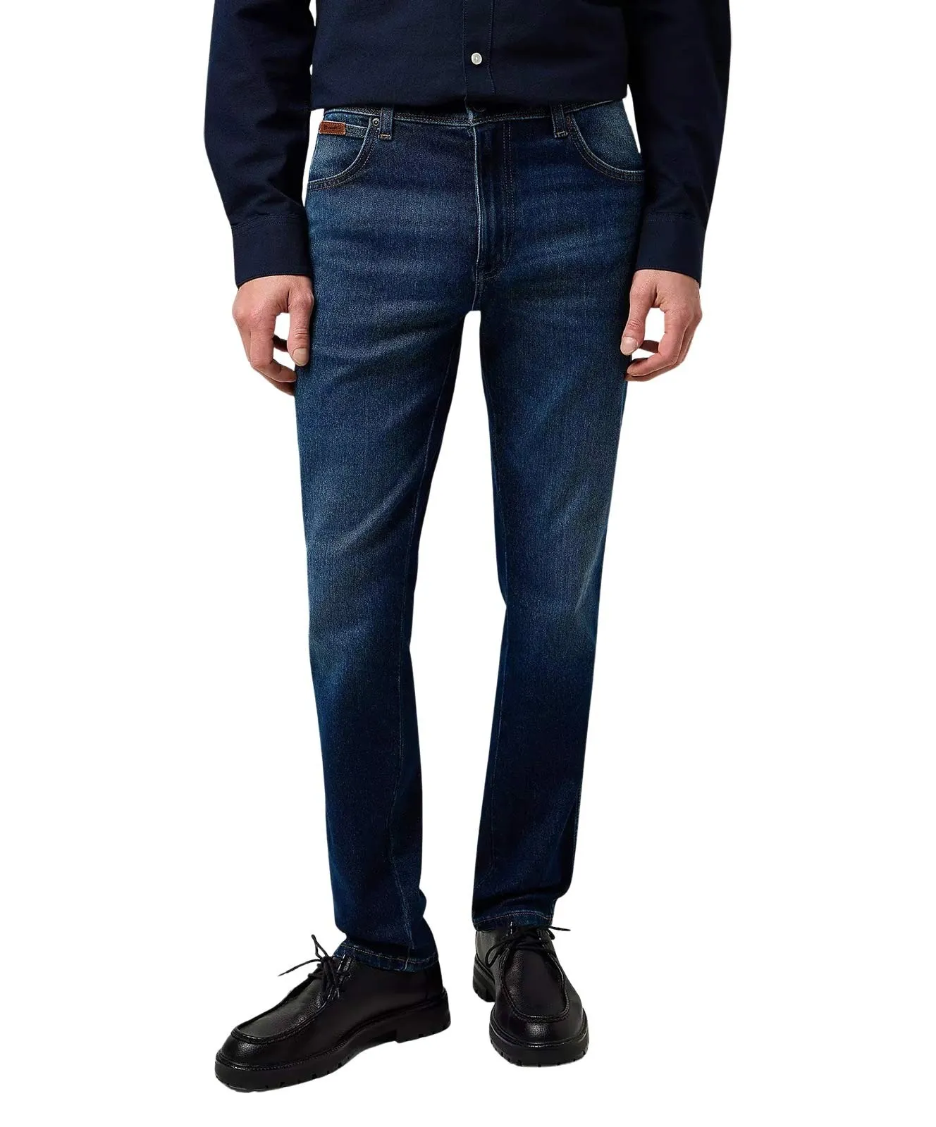 Herren Jeans Texas Slim von Wrangler in Fog