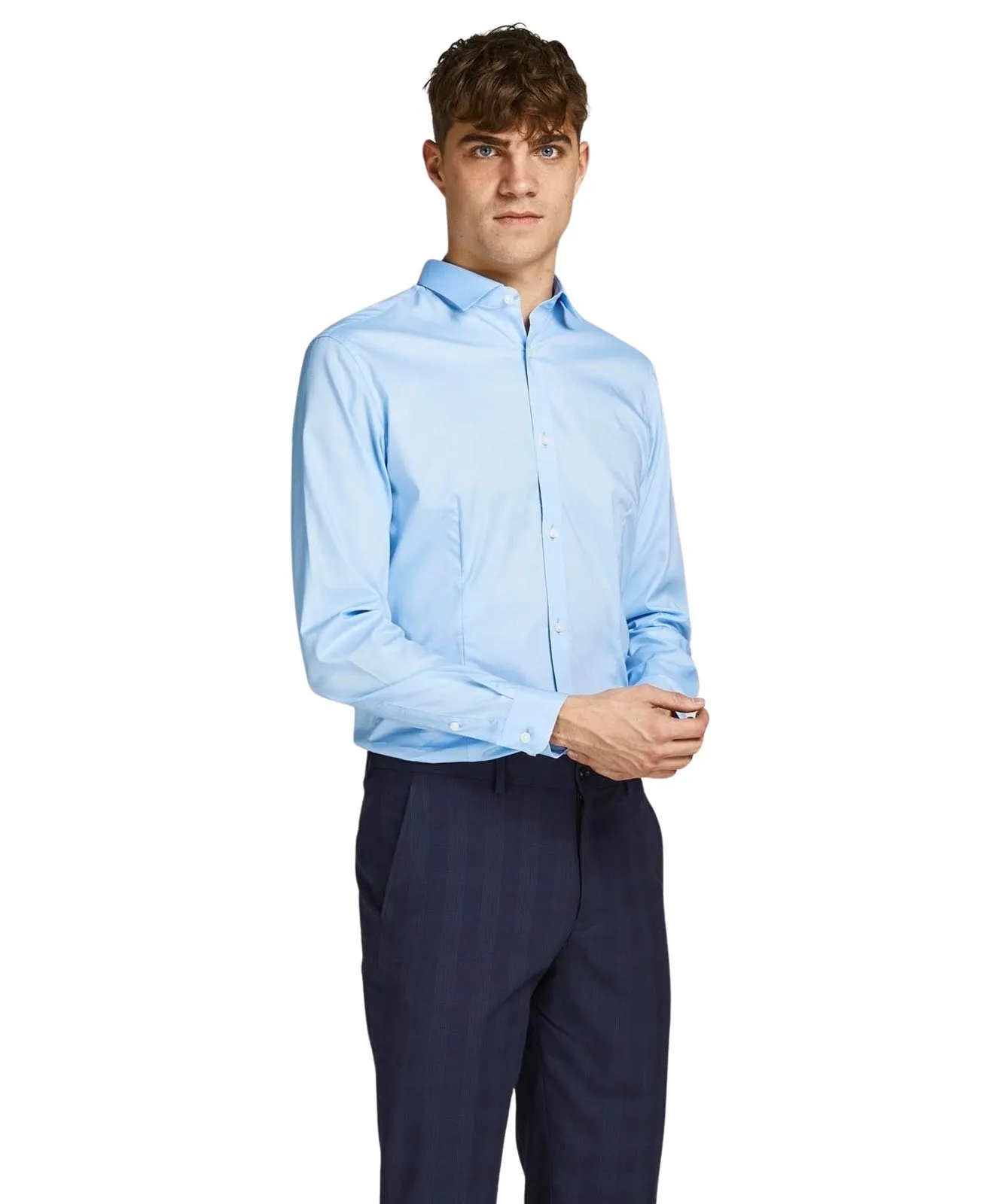 Herren Hemd Parma von Jack & Jones in Cashmere Blue