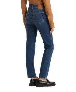 Levis 724 Jeans mit hohem Bund in Dunkelblau