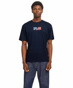 Jack & Jones T-Shirt Graphic Tee in Dunkelblau