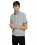 Herren Shirt Epaulos von Jack & Jones in Light Grey Melange