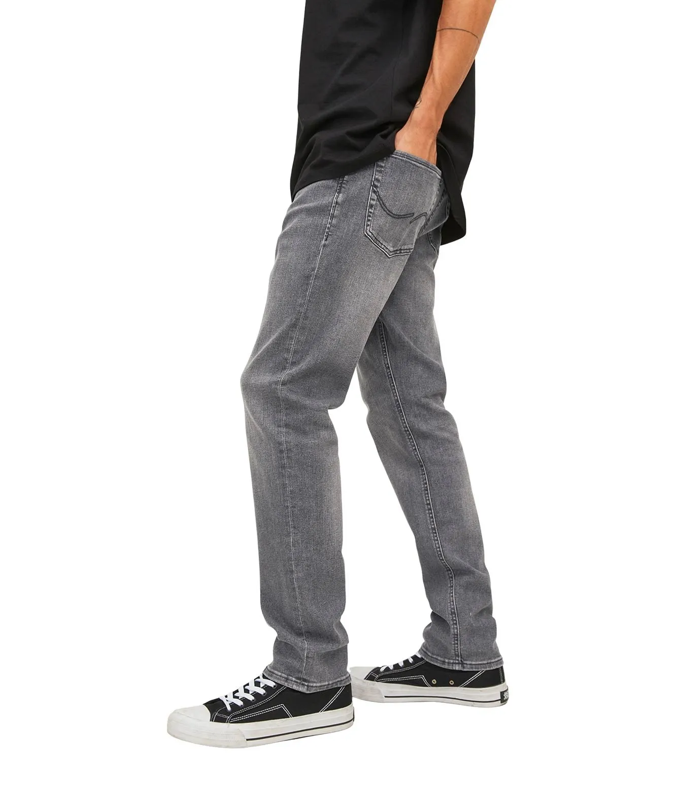 Herren Jeans Glenn Original von Jack & Jones in Black Denim